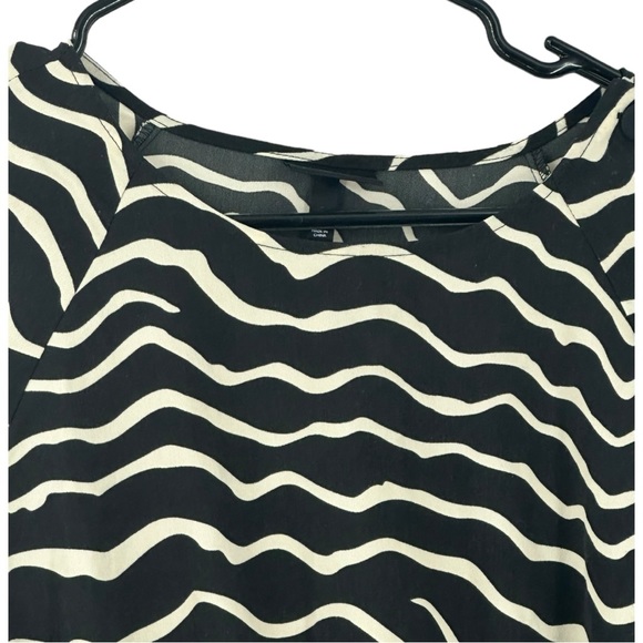 Who What Wear Women’s Zebra Print Long Sleeve Midi Dress Size L - Picture 5 of 12